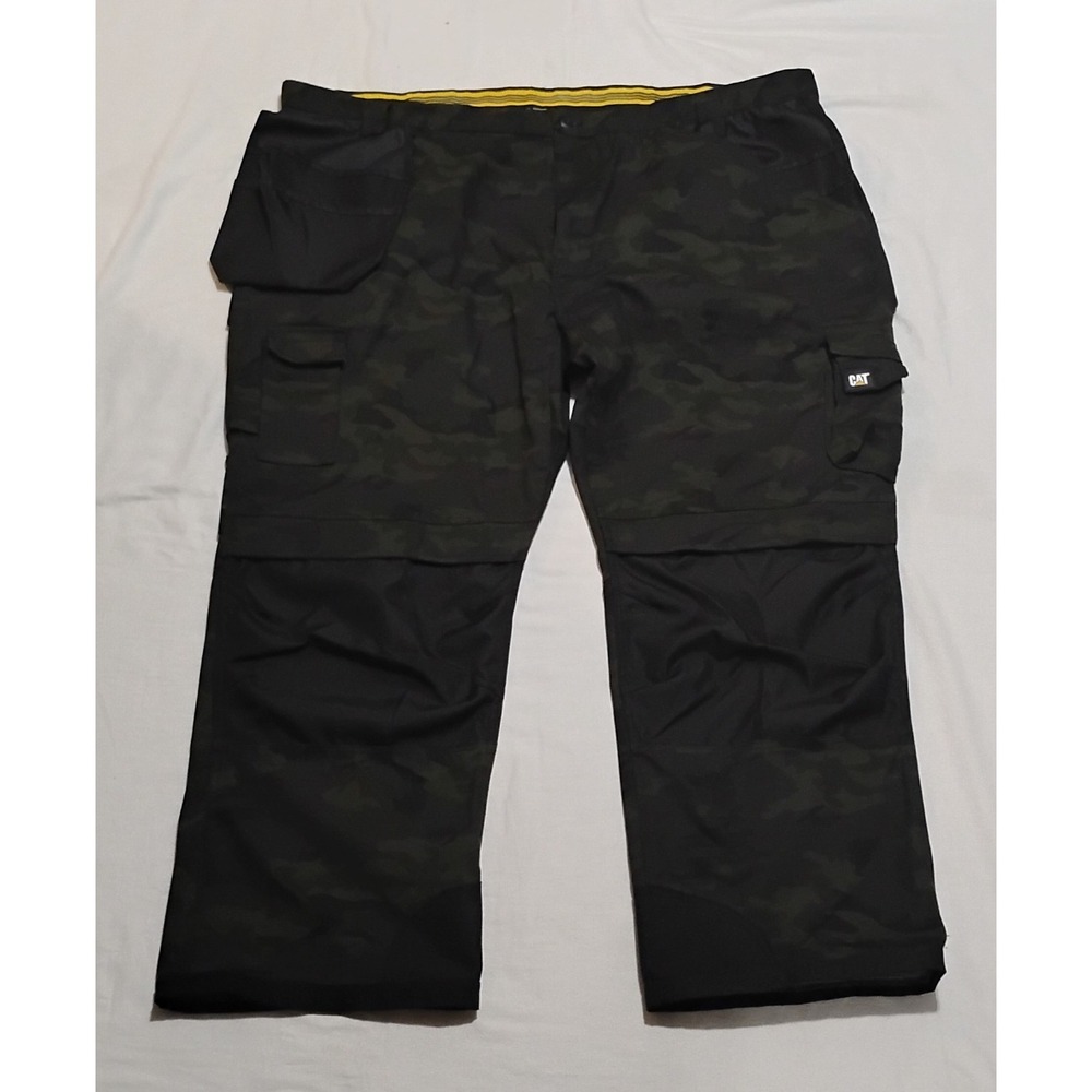 CAT Caterpillar Trademark Work Pants Night Camo NWOT Big/Tall 54x32 Gorpcore